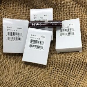 NYX Butter Lipstick Licorice SEALED BLS11 (3 Pack)